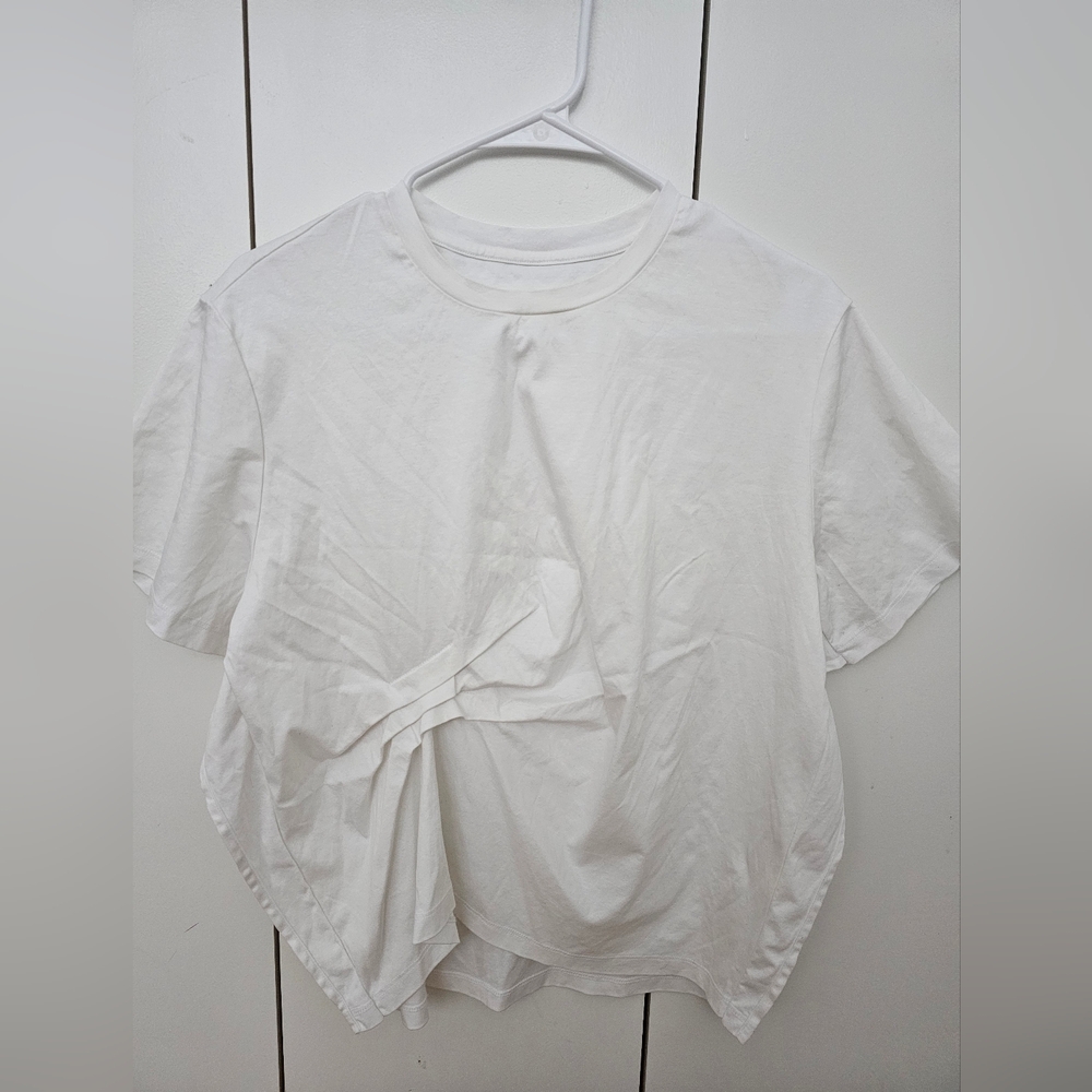 Classic White Oversized Cotton T-Shirt – Size M